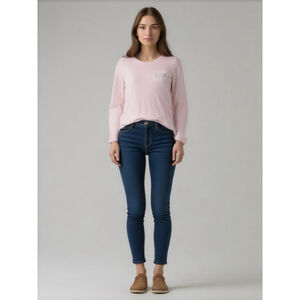 Women's Vineyard Vines Pink Long Sleeve Shirt, Size XS